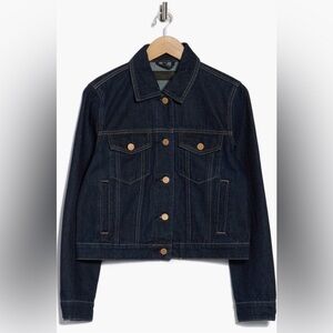 BLANKNYC NWT $148/65 “Over The Moon" Metallic Weave Denim Jacket L P2P 20”